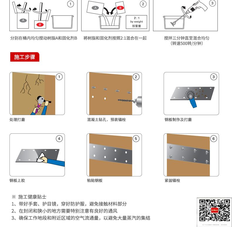 包钢仁寿粘钢加固施工过程